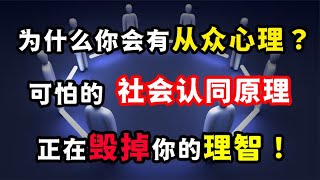 为什么你会有从众心理？可怕的社会认同原理，正在毁掉你的理智