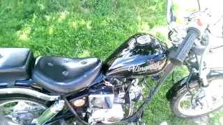 Kingway Chopper 50, prezentacja, praca silnika, 17 700km