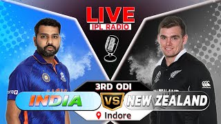 Live: India vs New Zealand | 3rd ODI - Indore | Live Cricket Score & Audio Commentary