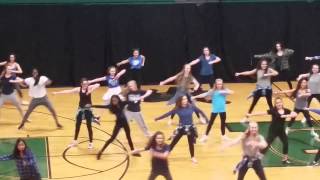 PVHS dance team under control