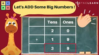 Addition without carryover till 40 - Part 1 | Number Sense | Fun with Gaffy | TicTacLearn