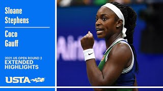 Sloane Stephens vs. Coco Gauff Extended Highlights | 2021 US Open Round 2