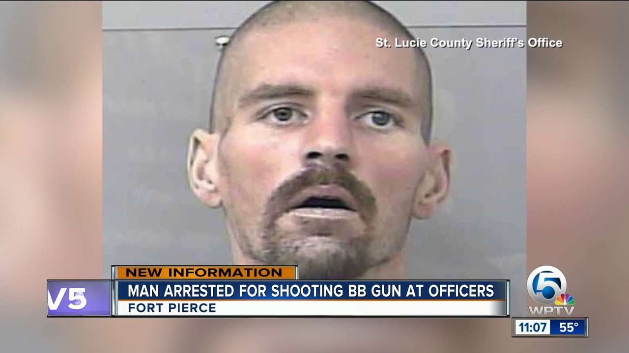 Man Arrested For Shooting BB Gun At Officers - YouTube