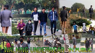 Walking underwear prank in public place | epic reaction ||Ashu production tv