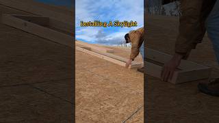 Installing A Skylight On A Metal Roof! #yellowstonepostframe #diy #postframe #construction #barn