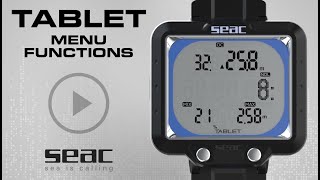 SEAC TABLET - MENU FUNCTIONS