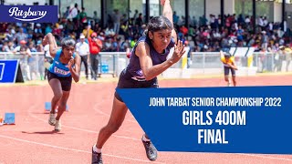 Girls 400m | Finals  - John Tarbat Senior Championship 2022