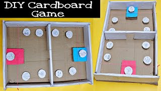 DIY Cardboard Game, Homemade Game board, Game board for kids, Kids Game, Time Pass Idea, Un craft