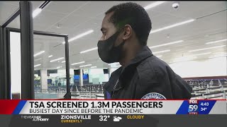 Americans back to traveling, TSA reports 1.3 million passengers screened