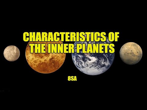 What are 4 characteristics of the inner planets?
