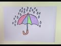 How To Draw Umbrella  Umbrella Drawing  Drawing For Kids  Easy Drawing  Smart Kids Art