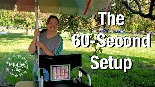 The 60-Second SETUP - Easy Outdoor Face Painting Station