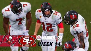 Buccaneers vs. 49ers Week 14 - Madden 23 Simulation Highlights