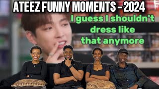 Our Reaction To Ateez funny Moments to watch as we end 2024