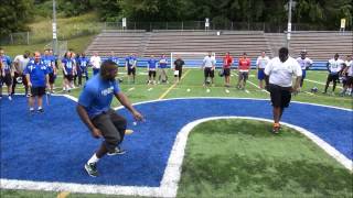 Le premier concours de danse de l'équipe de football des Carabins