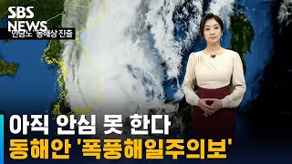 [날씨] 동해안 아직 태풍 영향…'폭풍해일주의보' / SBS