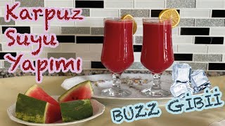 🍉🍋 Karpuzlu Limonata Tarifi | 4 Dakikada Pratik Serinleten Tarif #KarpuzluLimonata