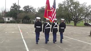 RPHS MCJROTC Male Color Guard Pasadena HS Drill Meet 2019