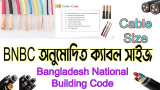 BNBC অনুমোদিত ক্যাবল ।। Bangladesh National Building Code.