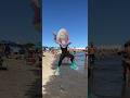 Amazing Ghost-Spider Dances Gangnam Style on a Sandy Beach  #shorts #gwenstacy