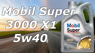 Motor Oil Mobil [SUPER] 3000 X1 5w40 😃 - Review