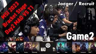 MAD(Chasy ケネン) VS T1(Oner マオカイ) Game 2 ハイライト Bracket Stage Day 2 - MSI 2023 by YAMA