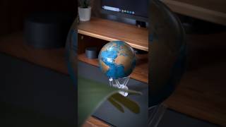 Self-rotating globe using magnet and lights 🌍✨ from MOVA Globes #unboxing #techunboxing #desksetup