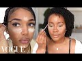 I TRIED FOLLOWING LORI HARVEY'S MAKEUP ROUTINE | 90s INSPIRED MAKEUP TUTORIAL | VOGUE BEAUTY SECRETS