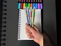 Drawing, But the Pens Change Colors… (#shorts)