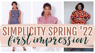 Simplicity Patterns Spring 2020 Simplicity Sewing Patterns Spring 2022 Collection First Impression ...