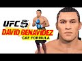 How to make David Benavidez in UFC 5 (CAF Formula)