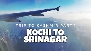 മഞ്ഞുമലകൾക്ക് മുകളിലൂടെ പറന്നപ്പോൾ | 4K | Kashmir Travel Video Part.1