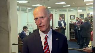 Republican Sen. Rick Scott reacts to Pete Hegseth firestorm