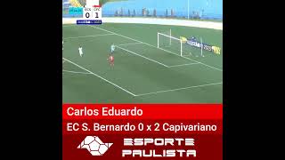 Gols de EC São Bernardo 0 x 3 Capivariano - Ida da semifinal do Paulistão A3 2023
