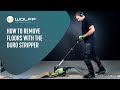 Removing floors with the WOLFF Duro Stripper