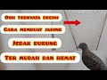 Tehnik membuat jaring pikat sutrek/jeplak termudah