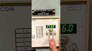 #how to check microm relay, current check with motor current in LT breakerमोटर का करंट कैसे चेक करें