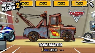 Hill Climb Racing 2 - Epic TOW MATER Cars 3😍 (Gameplay)