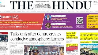 1 February 2021|The Hindu Newspaper today|The Hindu Full Newspaper analysis |Editorial analysis UPSC