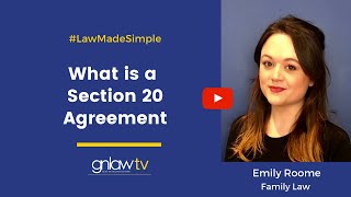 What is a Section 20 Agreement?