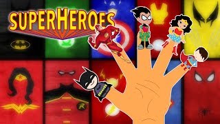 Superheroes Finger Family Song | Nursery Rhymes for Children Animation | Star Kid Zone