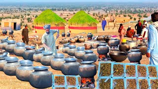 Marriage Ceremony in Cholistan Desert  village | Cooking food for 1500 Peoples
