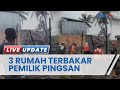 3 Rumah Warga di Palembang Ludes Terbakar, Gara-gara Tetangga Bakar Sampah Lalu Ditinggal Pergi