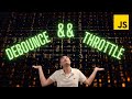 Implement THROTTLE and DEBOUNCE in javascript! (MUST KNOW!!)