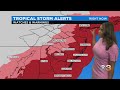 Monday Morning Weather: Tropical Storm Watch Issued