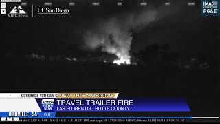 Butte County trailer fire halted; no injuries reported