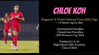 Chloe Koh's Singapore 'A' National Team 2024 Clips