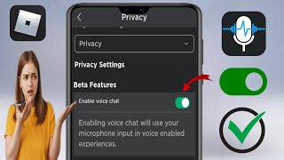 របៀបបើកការជជែកជាសំឡេងនៅក្នុង Roblox.Enable Voice Chat 2025