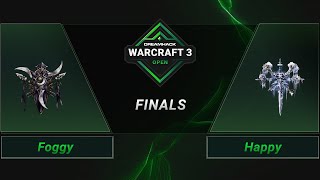 WC3 - Foggy vs. Happy - Finals - DreamHack WarCraft 3 Open: Summer 2021 - Europe