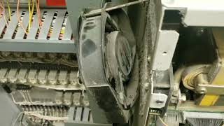 Replacing a broken fan and vacuuming the drive out on an MCE controller